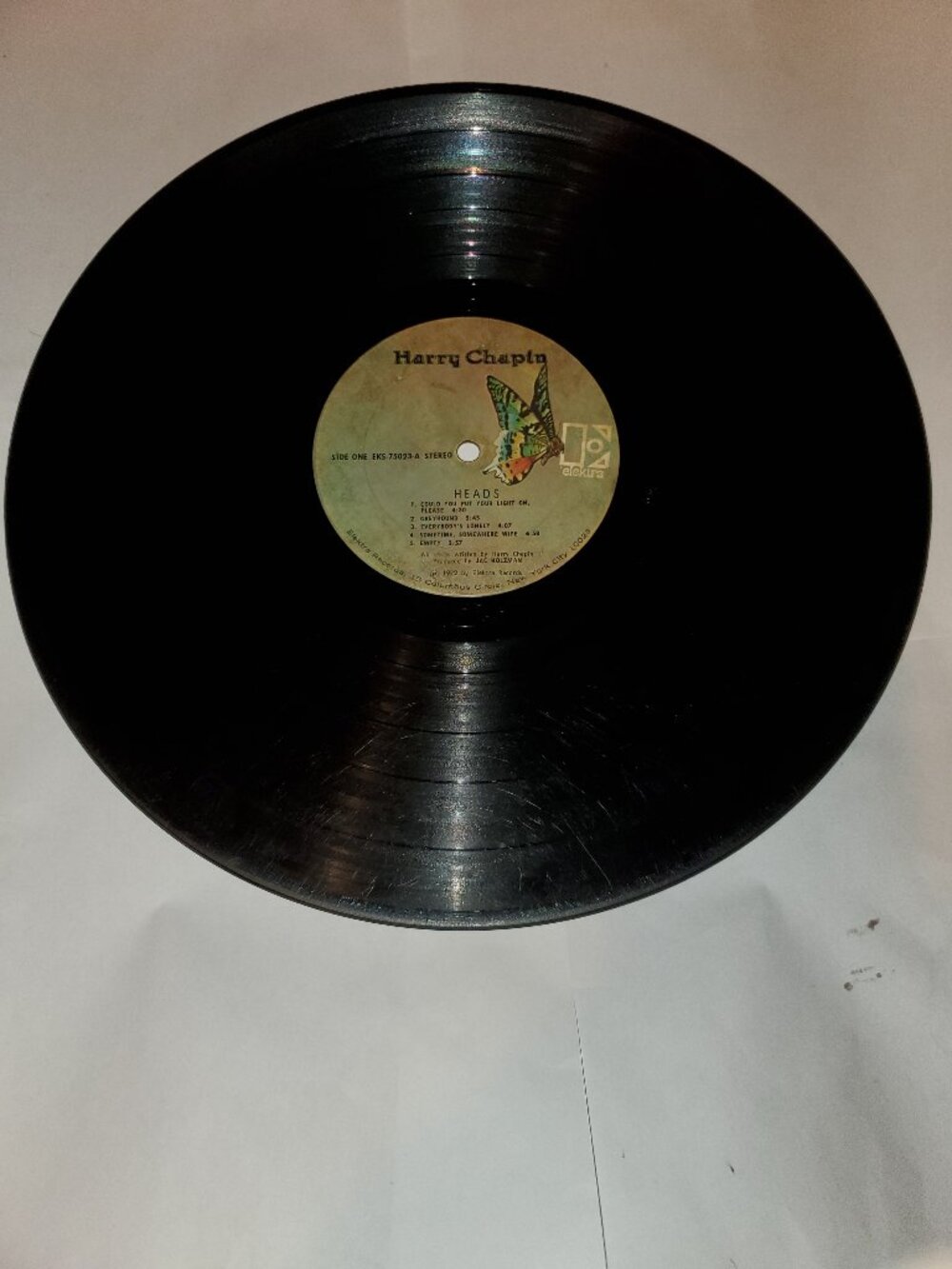 USED HARRY CHAPIN HEADS TALES VINYL 1972 RECORD